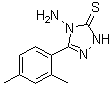 4-Amino-5-(2,4-dimethylphenyl)-2,4-dihydro-3H-1,2,4-triazole-3-thione molecular structure (CAS 1152587-57-9)