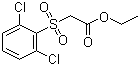 2-[(2,6-Dichlorophenyl)sulfonyl]acetic acid ethyl ester molecular structure (CAS 1154228-17-7)