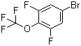 结构式 CAS# 115467-07-7, 3,5-二氟-4-(三氟甲氧基)溴苯