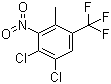 3,4-Dichloro-2-nitro-6-(trifluoromethyl)toluene molecular structure (CAS 115571-66-9)