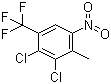 2,3-Dichloro-4-trifluoromethyl-6-nitrotoluene molecular structure (CAS 115571-67-0)