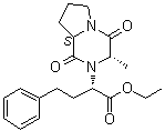 Enalapril diketopiperazine molecular structure (CAS 115729-52-7)