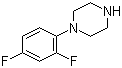 1-(2,4-Difluorophenyl)piperazine molecular structure (CAS 115761-79-0)