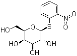 2-Nitrophenyl beta-D-thiogalactopyranoside molecular structure (CAS 1158-17-4)
