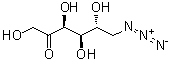 6-Azido-6-deoxy-D-fructose molecular structure (CAS 115827-10-6)