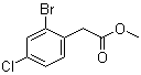 2-Bromo-4-chlorobenzeneacetic acid methyl ester molecular structure (CAS 115871-49-3)
