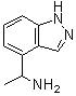 structure of CAS# 1159511-31-5, alpha-Methyl-1H-indazole-4-methanamine