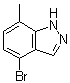 4-Bromo-7-methyl-1H-indazole molecular structure (CAS 1159511-74-6)