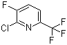 2-Chloro-3-fluoro-6-(trifluoromethyl)pyridine molecular structure (CAS 1159512-39-6)