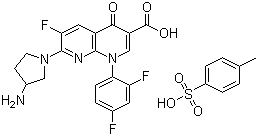 甲苯磺酸妥舒沙星分子结构 (CAS 115964-29-9)