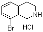 结构式 CAS# 1159813-53-2, 8-溴-1,2,3,4-四氢异喹啉盐酸盐
