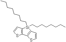 3,3'-二辛基硅基-2,2'-联噻吩分子结构 (CAS 1160106-12-6)