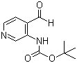 tert-Butyl 4-formylpyridin-3-ylcarbamate molecular structure (CAS 116026-95-0)