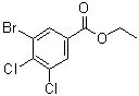 3-Bromo-4,5-dichlorobenzoic acid ethyl ester molecular structure (CAS 1160574-85-5)