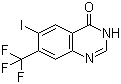 结构式 CAS# 1160994-05-7, 6-碘-7-(三氟甲基)-4(3H)-喹唑啉酮