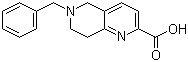 5,6,7,8-Tetrahydro-6-(phenylmethyl)-1,6-naphthyridine-2-carboxylic acid molecular structure (CAS 1160995-15-2)