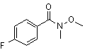 N-Methyl-N-methoxy-4-fluorobenzamide molecular structure (CAS 116332-54-8)