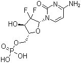 结构式 CAS# 116371-67-6, 吉西他滨单磷酸酯