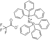 双(三苯基膦)三氟醋酸铵分子结构 (CAS 116405-43-7)