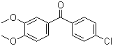 4-Chloro-3',4'-dimethoxybenzophenone molecular structure (CAS 116412-83-0)