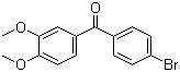 4-Bromo-3',4'-dimethoxybenzophenone molecular structure (CAS 116412-90-9)