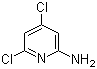 2-Amino-4,6-dichloropyridine molecular structure (CAS 116632-24-7)
