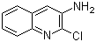 2-Chloro-3-quinolinamine molecular structure (CAS 116632-54-3)