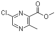 Methyl 6-chloro-3-methylpyrazine-2-carboxylate molecular structure (CAS 1166831-45-3)