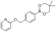2-{[4-(5,5-Dimethyl-1,3,2-dioxaborinan-2-yl)benzyl]oxy}pyridin molecular structure (CAS 1166997-30-3)
