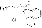 N-(2-氨乙基)-5-异喹啉磺酰胺盐酸盐分子结构 (CAS 116700-36-8)