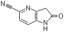2,3-Dihydro-2-oxo-1H-pyrrolo[3,2-b]pyridine-5-carbonitrile molecular structure (CAS 1167056-59-8)