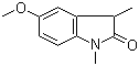 1,3-二甲基-5-甲氧基吲哚啉-2-酮分子结构 (CAS 116707-99-4)