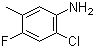 结构式 CAS# 116759-33-2, 2-氯-4-氟-5-甲基苯胺