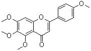 Tetra-O-methylscutellarein molecular structure (CAS 1168-42-9)