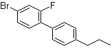 4-Bromo-2-fluoro-4'-propyl-1,1'-biphenyl molecular structure (CAS 116831-33-5)