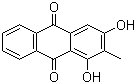 结构式 CAS# 117-02-2, 茜根定; 甲基异茜草素