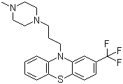三氟拉嗪分子结构 (CAS 117-89-5)