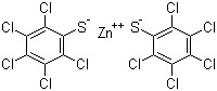 五氯苯硫酚锌盐分子结构 (CAS 117-97-5)