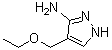 4-(Ethoxymethyl)-1H-pyrazol-3-amine molecular structure (CAS 1170043-91-0)