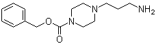 4-(3-Aminopropyl)-1-piperazinecarboxylic acid phenylmethyl ester molecular structure (CAS 117009-98-0)
