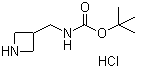 3-(tert-Butoxycarbonylaminomethyl)azetidine hydrochloride molecular structure (CAS 1170108-38-9)