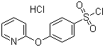 4-(2-Pyridinyloxy)benzenesulfonyl chloride hydrochloride molecular structure (CAS 1170110-04-9)