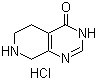 5,6,7,8-四氢吡啶并[3,4-d]嘧啶-4(3H)-酮盐酸盐分子结构 (CAS 1171334-07-8)