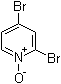 structure of CAS# 117196-08-4, 2,4-Dibromopyridine-N-oxide