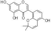 Sophoraisoflavone A molecular structure (CAS 117204-81-6)