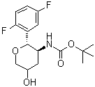 (2xi,5R)-1,5-Anhydro-3,4-dideoxy-5-C-(2,5-difluorophenyl)-4-[[(1,1-dimethylethoxy)carbonyl]amino]-D-glycero-pentitol molecular structure (CAS 1172623-99-2)