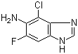 4-Chloro-6-fluoro-1H-benzimidazol-5-amine molecular structure (CAS 117275-51-1)