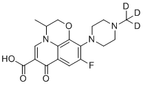 Ofloxacin-d3 molecular structure (CAS 1173147-91-5)