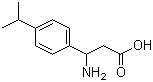 3-Amino-3-(4-isopropylphenyl)propanoic acid molecular structure (CAS 117391-53-4)