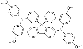 N2,N2,N2',N2'-Tetrakis(4-methoxyphenyl)-9,9'-spirobi[9H-fluorene]-2,2'-diamine molecular structure (CAS 1174006-40-6)